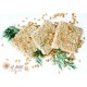 Крекеры из пророщенной пшеницы с зеленью и чесноком, 100г